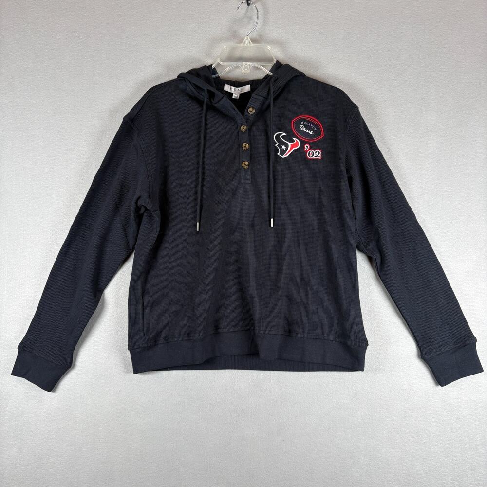 WEAR by Erin Andrews Houston Texans Women's Large Waffle Knit Hoodie NWT